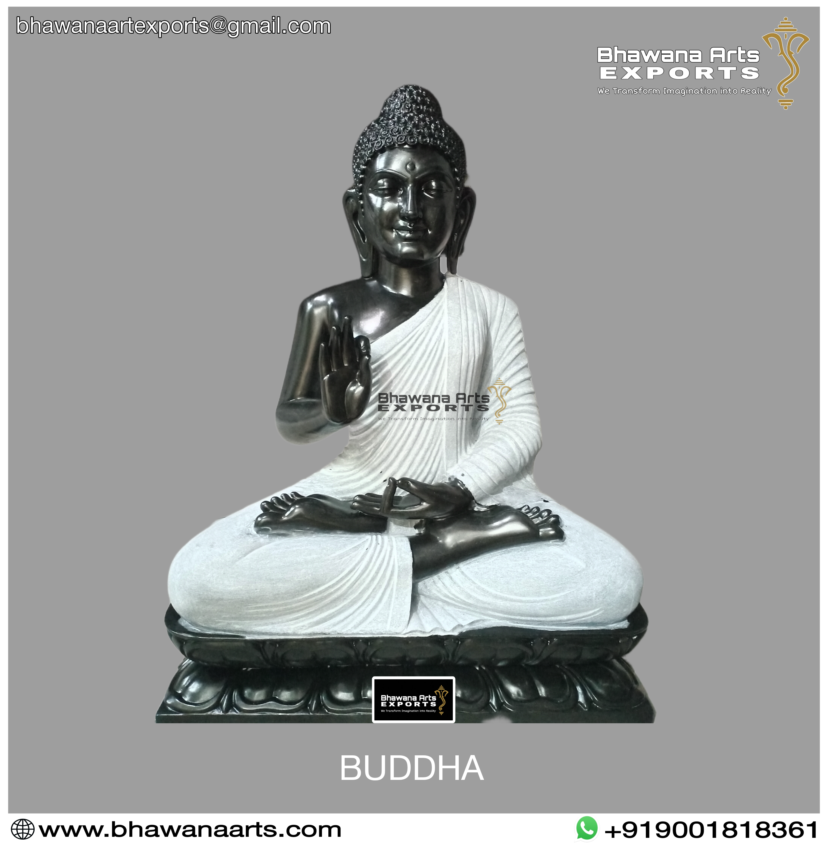 Buy Blessing Black Buddha Statue for Home