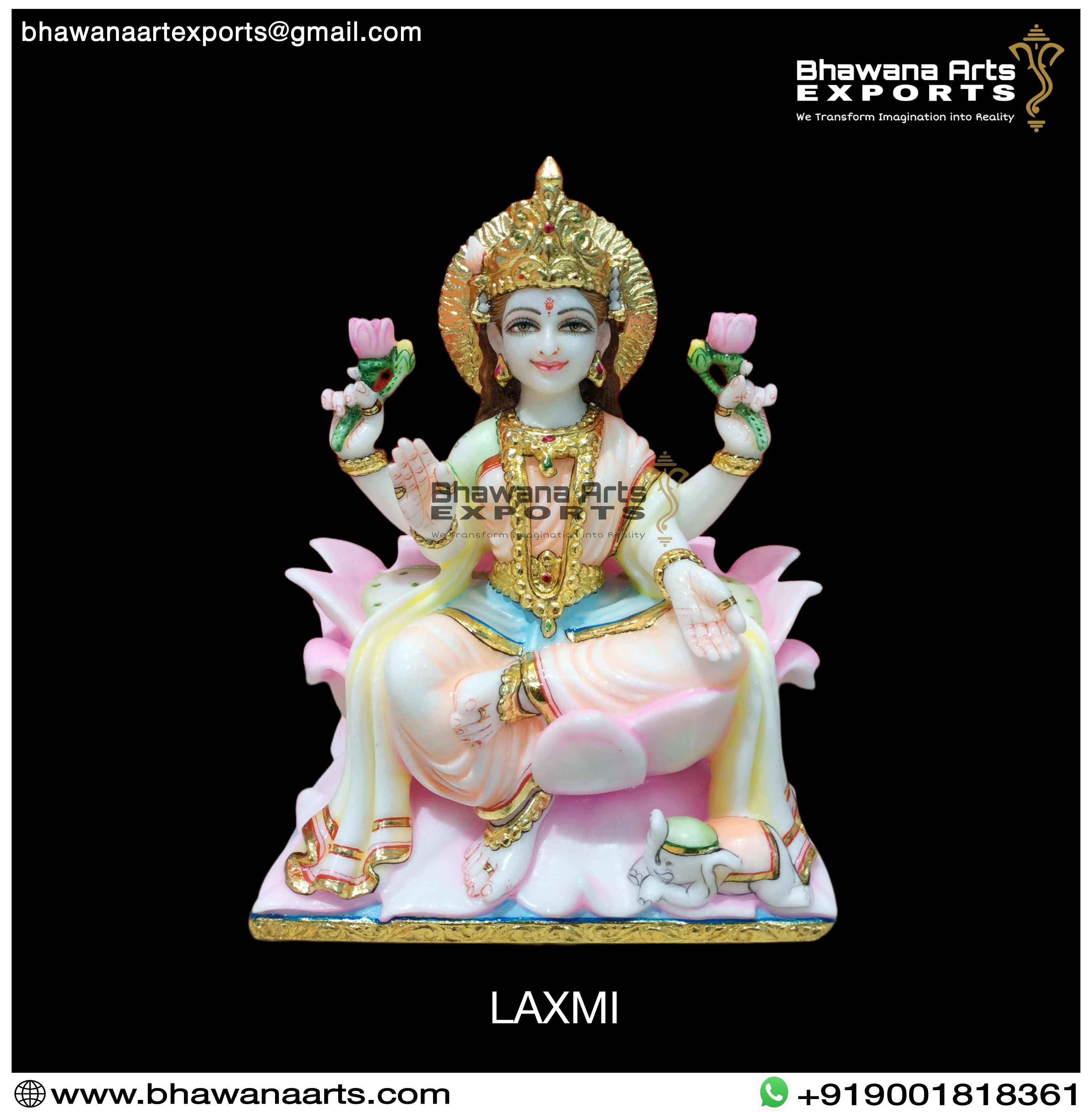 Buy Marble Lakshmi statue