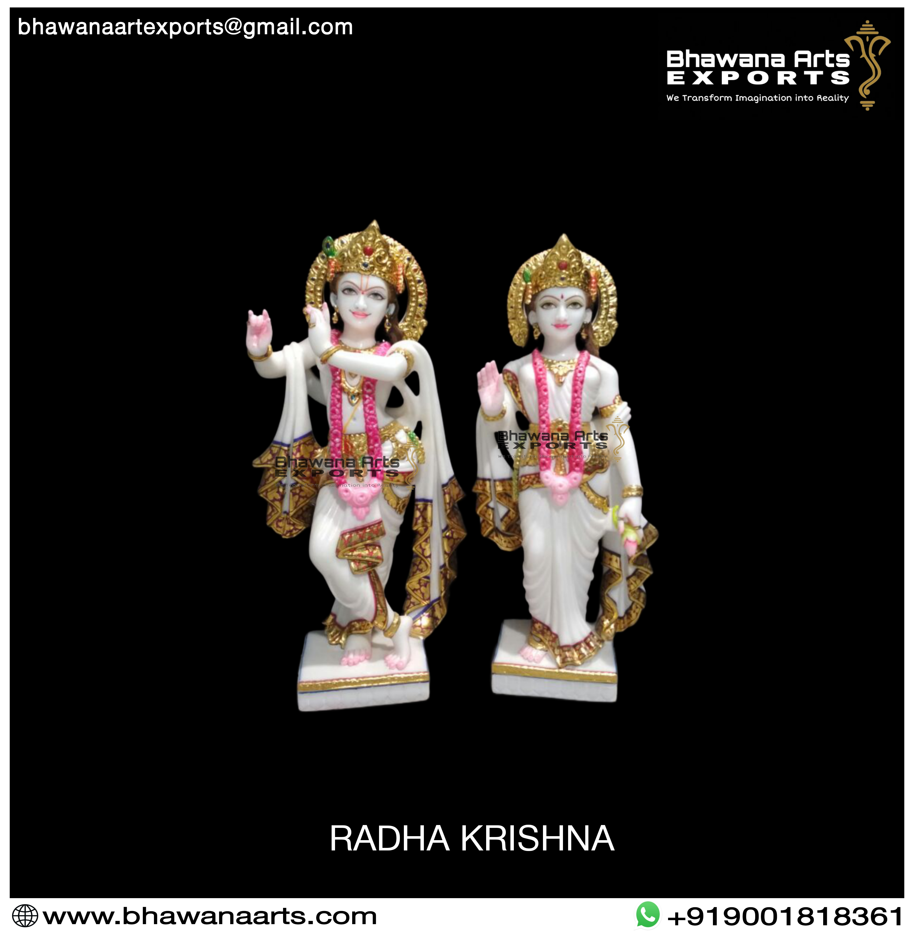 Deities Radha krishna Idol for Home