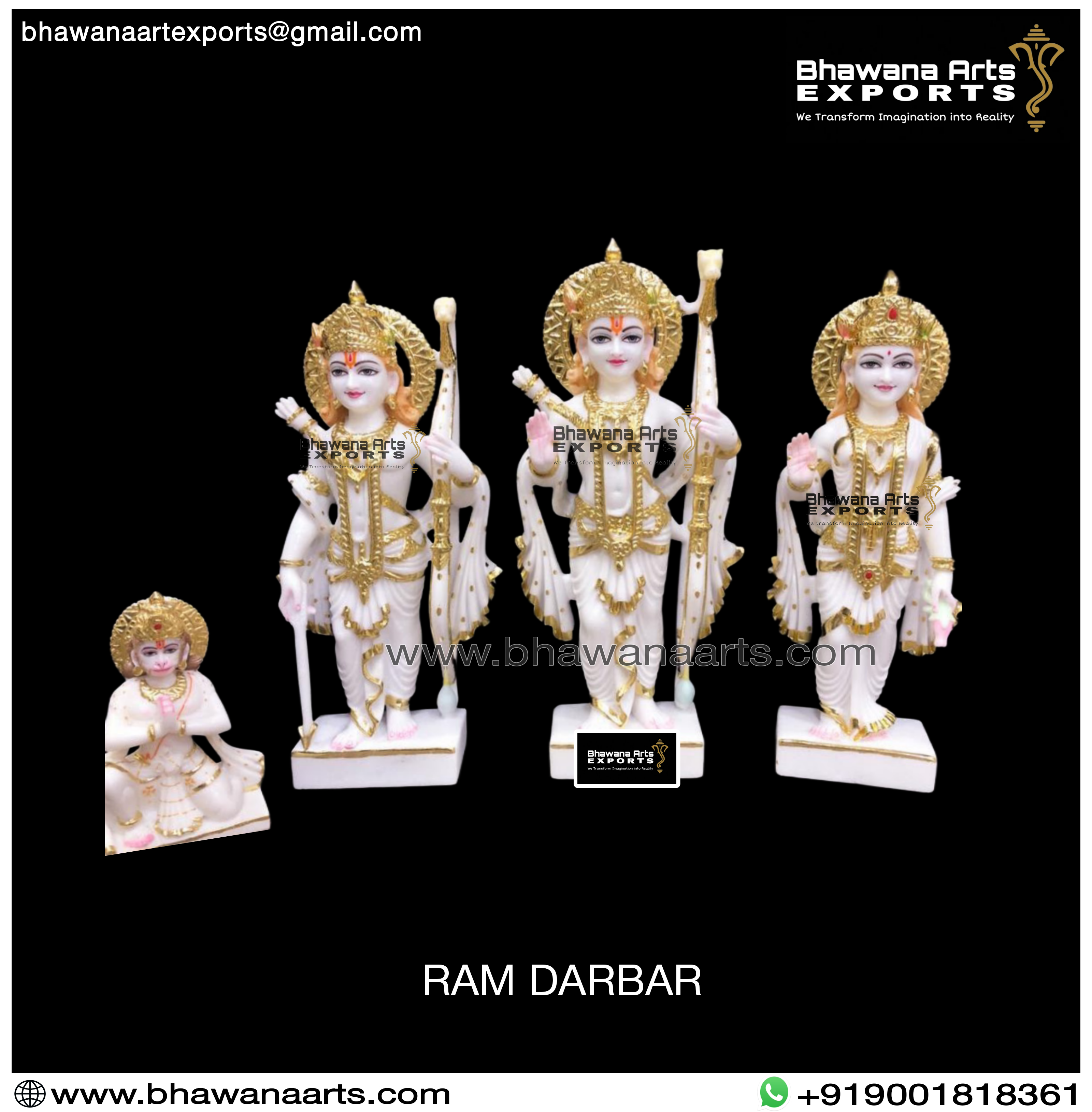 Marble Ram Darbar Moorti in India