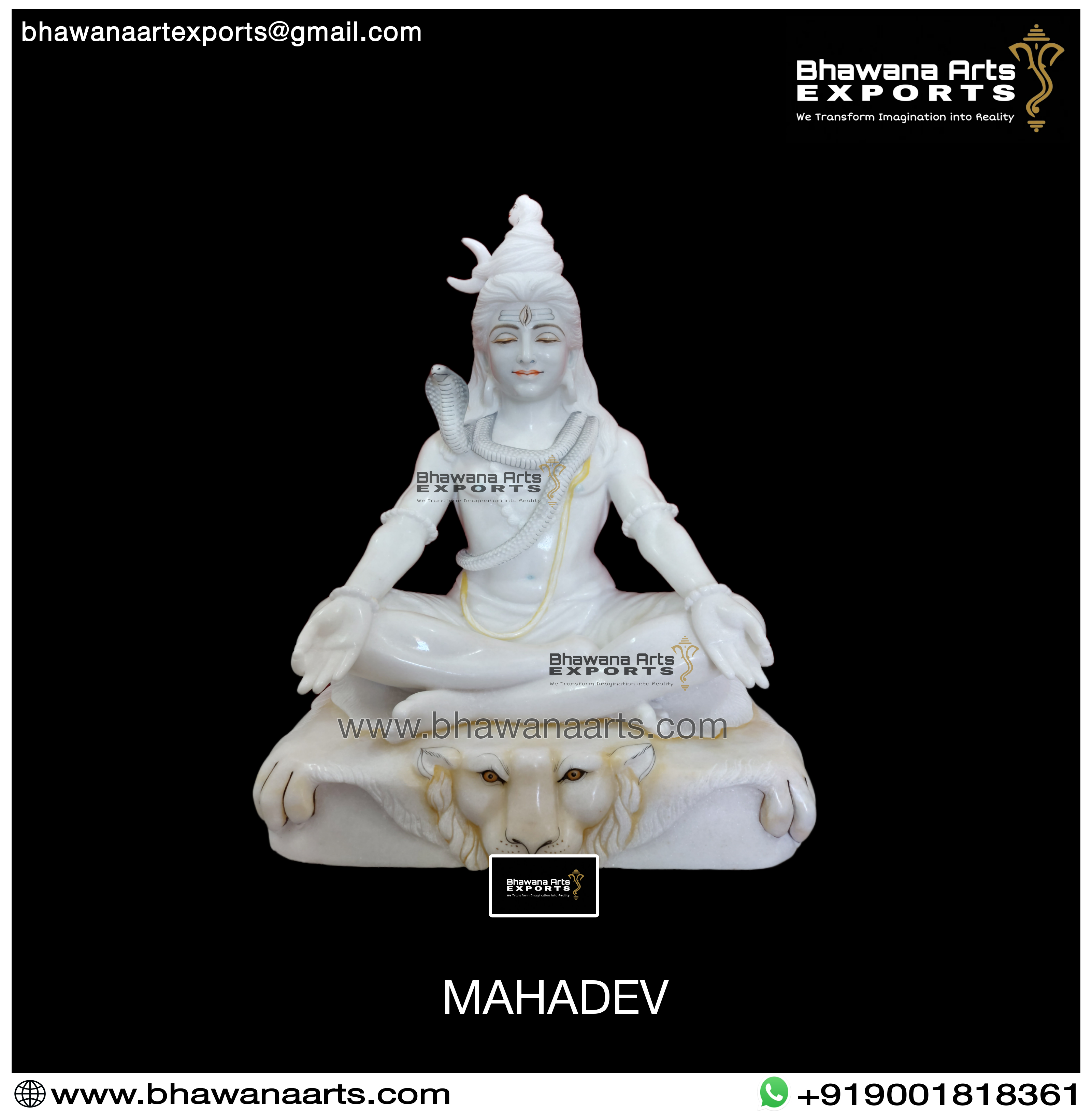 Buy Big meditating Lord Shiva Statue